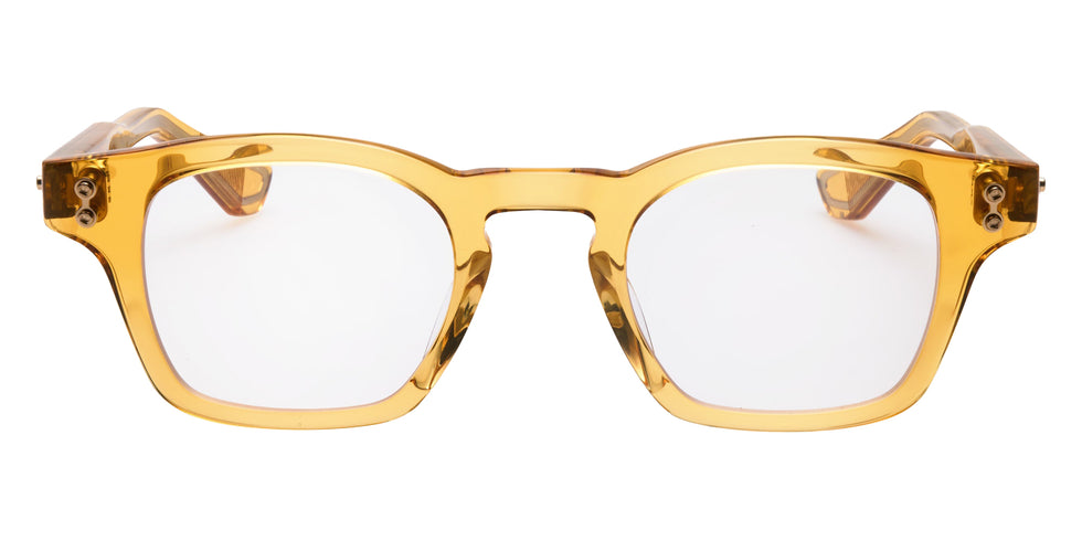 Akoni® Wise Two Rx AKO Wise Two Rx 516D 45 - Crystal Amber/Brushed 12k Gold Eyeglasses