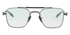 Akoni® Europa AKN AKS 200H 50 Eyeglasses - Brushed Black Iron w/Emerald Enamel/Crystal Deep Emerald/Light Deep Emerald Green gradient Lens
