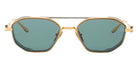 AKONI® Eris Two AKN AKS 508G 51 - 2 Micron 18k Gold/Matte Black Palladium/Deep Emerald Green Lenses
