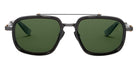 Akoni® Stellaris AKN AKS 541A 54 Sunglasses - Black Iron/Crystal Black/G15 Polarized Lenses