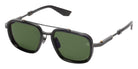 Akoni® Stellaris AKN AKS 541A 54 Sunglasses - Black Iron/Crystal Black/G15 Polarized Lenses