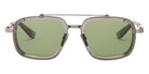 Akoni® Stellaris AKN AKS 541B 54 Sunglasses - Brushed Black Palladium/Crystal Grey/Dark Olive Lenses
