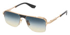 Akoni® Starliner AKN AKS 544D 57 Sunglasses - Brushed 12k Gold/Black/Moonlight Lenses