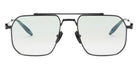Akoni® Atlas AKN AKS 545B 55 Sunglasses - Shiny Black Iron/Deep Emerald Green/Light Deep Emerald gradient Lenses