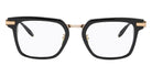 Akoni® Compton AKN AKX 542A 51 Eyeglasses - Black/Brushed 12k Gold/Clear Lenses