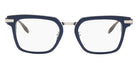 Akoni® Compton AKN AKX 542B 51 Eyeglasses - Matte Blue/Brushed Palladium/Crystal Grey/Clear Lenses