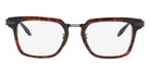 Akoni® Compton AKN AKX 542C 51 Eyeglasses - Dark Havana/Antiqued Pewter/Crystal Black/Clear Lenses