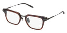 Akoni® Compton AKN AKX 542C 51 Eyeglasses - Dark Havana/Antiqued Pewter/Crystal Black/Clear Lenses