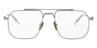 Akoni® Atlas AKN AKX 545E 55 Eyeglasses - Antiqued 12k Gold w/ 12k Gold Details/Crystal Sand/Clear Lenses