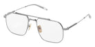 Akoni® Atlas AKN AKX 545E 55 Eyeglasses - Antiqued 12k Gold w/ 12k Gold Details/Crystal Sand/Clear Lenses