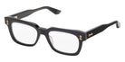 Akoni® Luna-Two AKN AKX 547A 49 Eyeglasses - Crystal Black/12k Gold/Clear Lenses