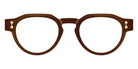 Akoni® Andra AKN AKX 549C 47 Eyeglasses - Crystal Dark Brown/12k Gold/Clear Lenses