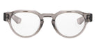 Akoni® Andra AKN AKX 549D 47 Eyeglasses - Crystal Dark Grey/Black Rhodium/Clear Lenses