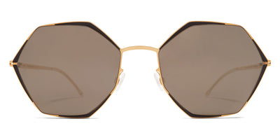 Mykita® ALESSIA MYK ALESSIA Gold/Jet Black / Brilliant Grey Solid 55 - Gold/Jet Black / Brilliant Grey Solid Sunglasses
