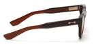 AKONI® Alpha AKO Alpha 109B 50 - Dark Crystal Brown Sunglasses