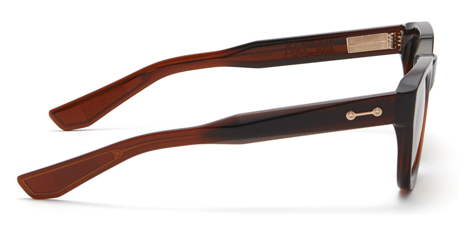 AKONI® Alpha AKO Alpha 109B 50 - Dark Crystal Brown Sunglasses