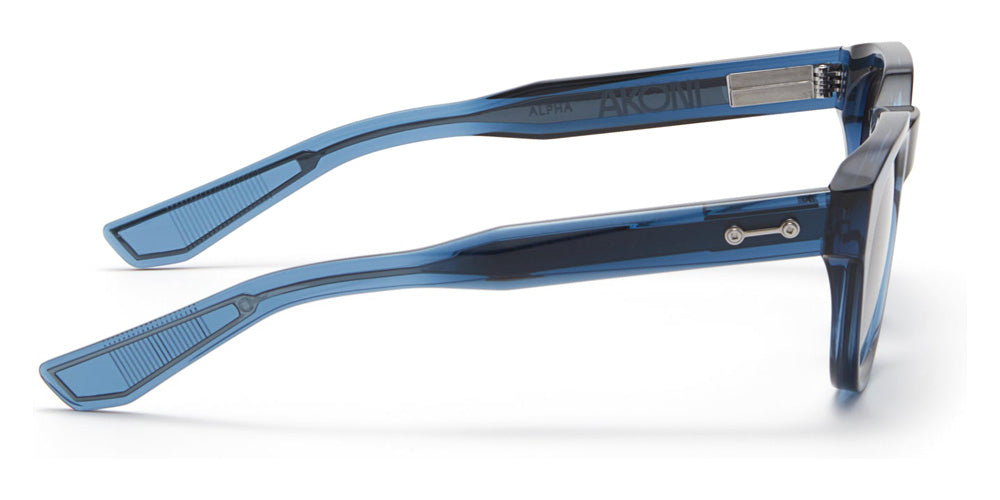 AKONI® Alpha AKO Alpha 109C 50 - Crystal Blue Sunglasses