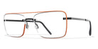 Blackfin® ALTON BLF ALTON 1415 55 - Black/Orange Eyeglasses