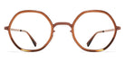 Mykita® ALYA  MYK ALYA Shiny Copper/Topaz 48 - MYK ALYA Shiny Copper/Topaz Eyeglasses