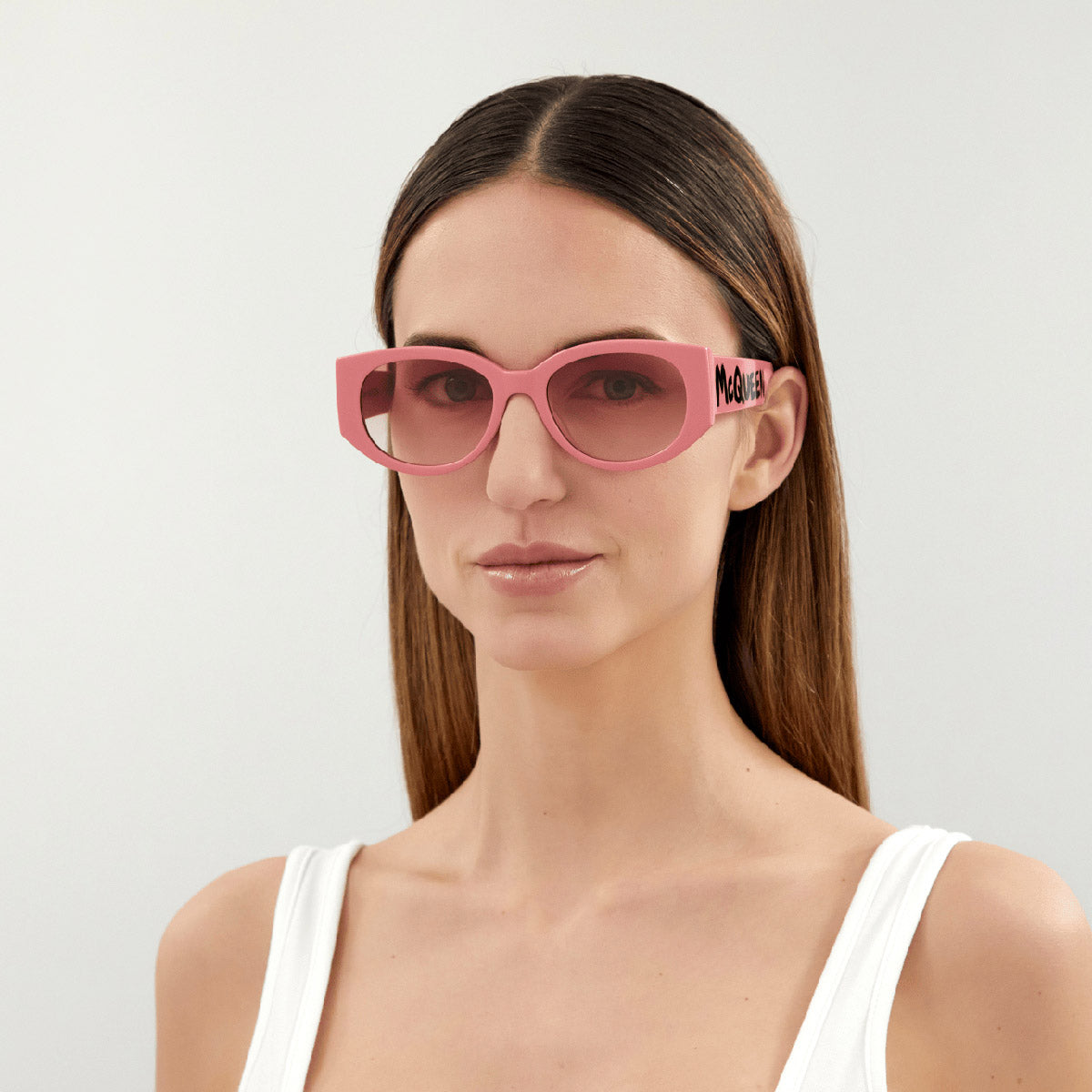 Alexander McQueen® AM0330S Oval Sunglasses EuroOptica™