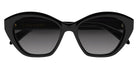 Alexander McQueen® AM0355S AM AM0355S 001 54 - Black / Gray Gradient Lenses