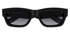Alexander McQueen® AM0419S AM AM0419S 001 56 - Black / Gray Gradient Lenses