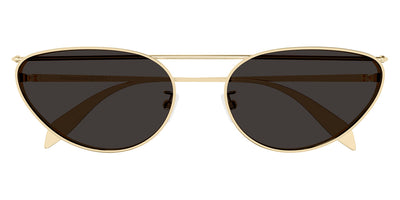 Alexander McQueen® AM0424S AM AM0424S 001 62 - Gold / Gray Lenses Sunglasses