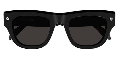 Alexander McQueen® AM0425S AM AM0425S 001 51 - Black / Gray Lenses Sunglasses