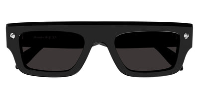 Alexander McQueen® AM0427S AM AM0427S 001 52 - Black / Gray Lenses Sunglasses