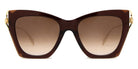 Alexander McQueen® AM0375S AM0375S 002 53 - Brown/Gold