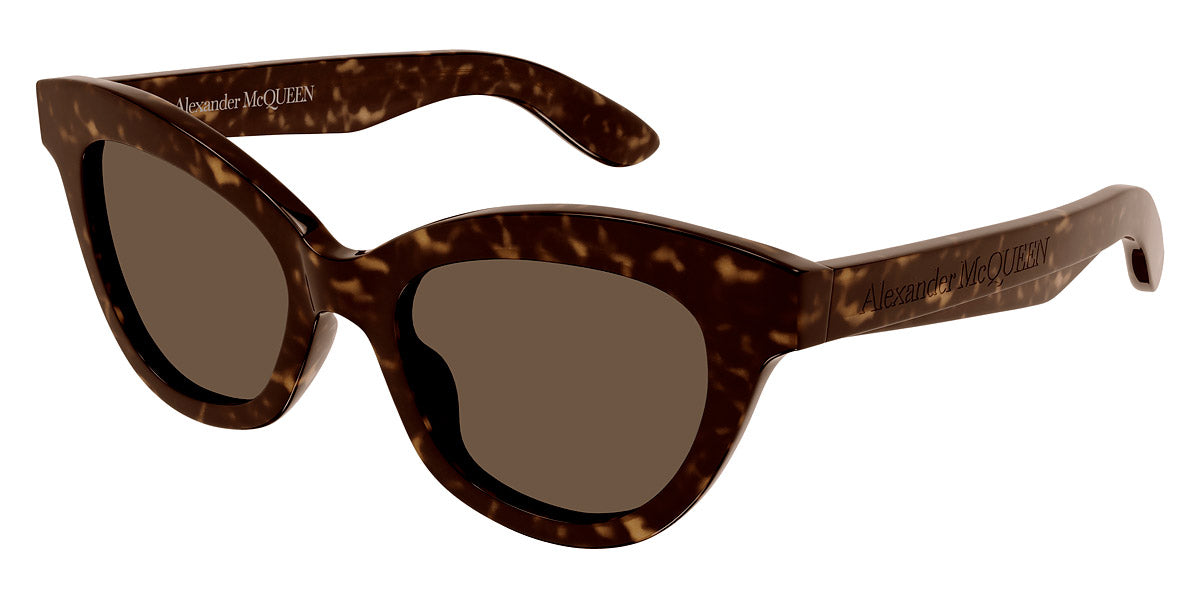 Alexander McQueen® AM0391S Cat-Eye Sunglasses EuroOptica™ display picture 2