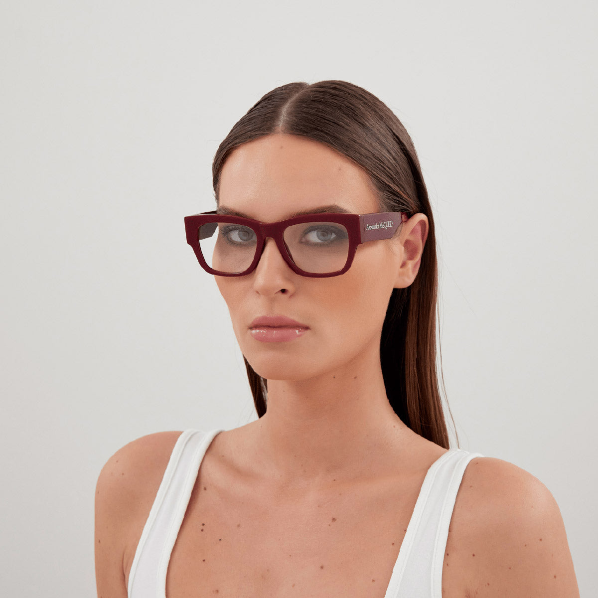 Alexander McQueen® AM0436O Wayfarer Eyeglasses EuroOptica™