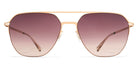 Mykita® AMOS MYK AMOS Champagne Gold / Cedar Brown Gradient 60 - Champagne Gold / Cedar Brown Gradient Sunglasses