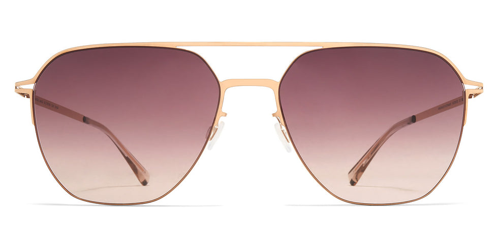 Mykita® AMOS MYK AMOS Champagne Gold / Cedar Brown Gradient 60 - Champagne Gold / Cedar Brown Gradient Sunglasses