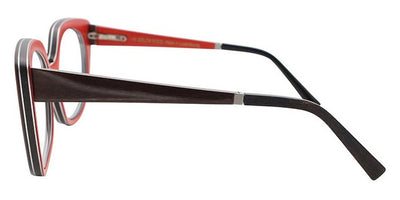 Gold & Wood® ANA G&W ANA 42 54 - 42 - Glossywood/Brown Tanganika/Burgundy Bolivar Eyeglasses