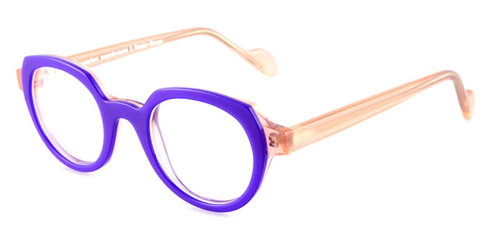 NaoNed® Andel NAO Andel C039 43 - Translucent Purple / Translucent Orange Eyeglasses