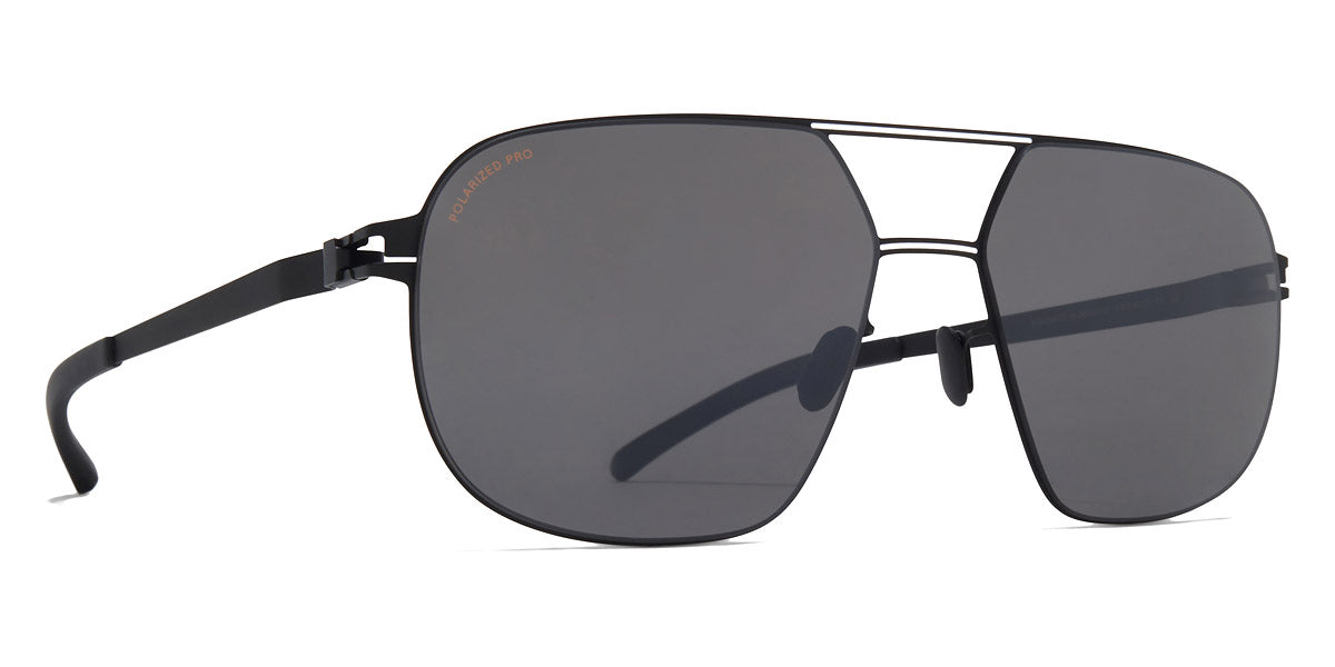Mykita® ANGUS MYK ANGUS Black/White / Polarized Pro Hi-Con Grey 56 - Black/White / Polarized Pro Hi-Con Grey Sunglasses