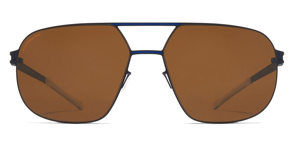 Mykita® ANGUS MYK ANGUS Silver/White / Polarized Pro Hi-Con Brown 56 - Silver/White / Polarized Pro Hi-Con Brown Sunglasses