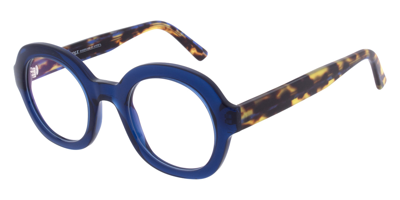 Andy Wolf® 4639 ANW 4639 02 47 - Blue/Brown Eyeglasses