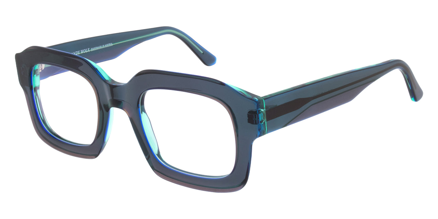 Andy Wolf® 4641 ANW 4641 03 50 - Blue/Teal Eyeglasses