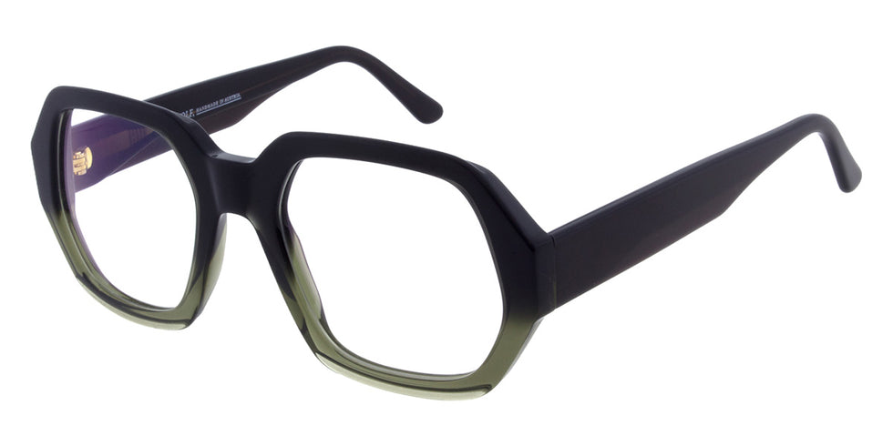 Andy Wolf® 4642 Eyeglasses ANW 4642 02 55 - Black/Green