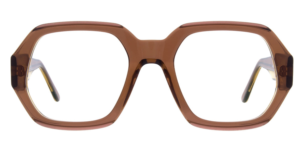 Andy Wolf® 4642 Eyeglasses ANW 4642 03 55 - Brown/Crystal