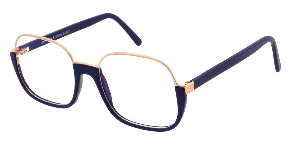 Andy Wolf® 4643 Eyeglasses ANW 4643 03 53 - Blue/Rosegold