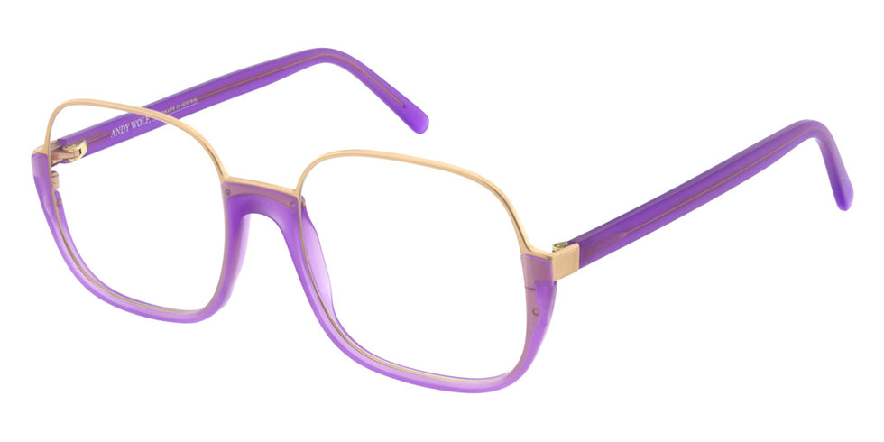 Andy Wolf® 4643 Eyeglasses ANW 4643 04 53 - Violet/Rosegold