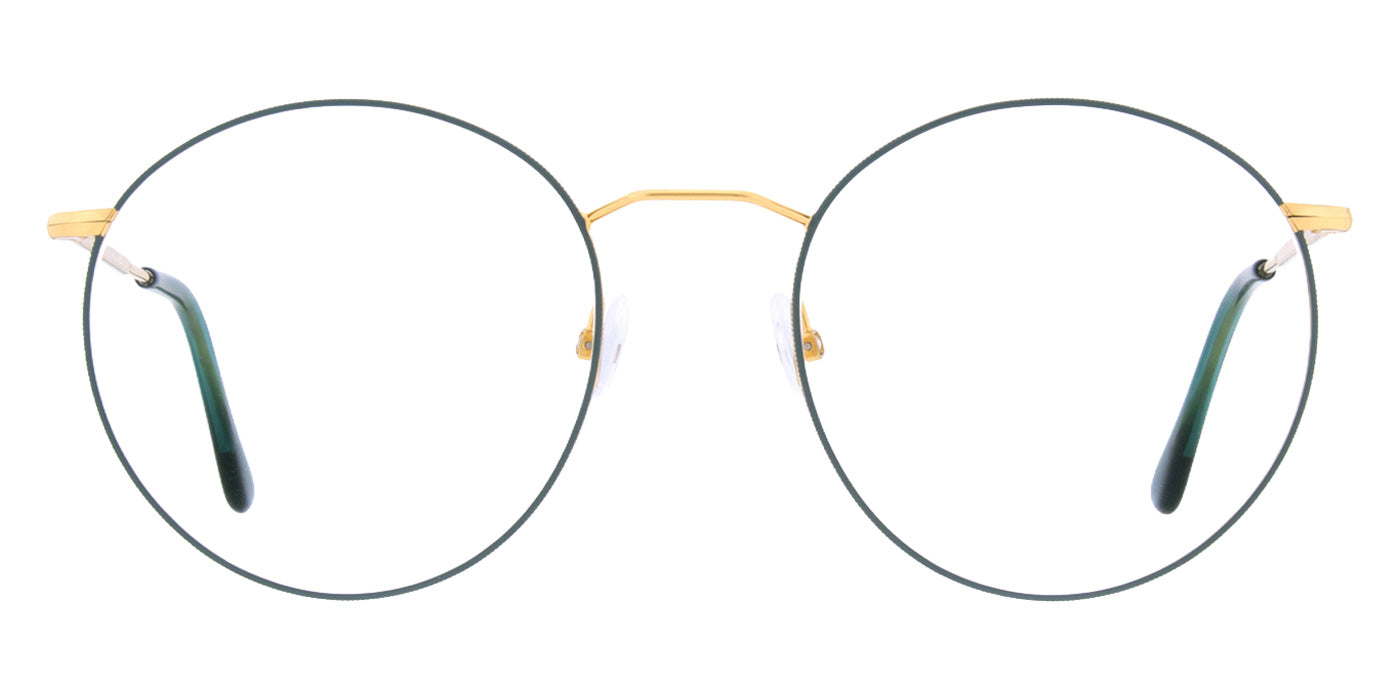 Andy Wolf® 4710 Lisa H. ANW 4710 Lisa H. 10 53 - Gold/Teal 10 Eyeglasses