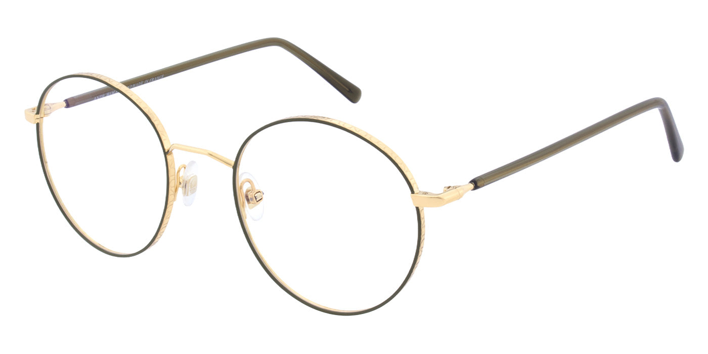 Andy Wolf® 4790 ANW 4790 11 51 - Green/Gold 11 Eyeglasses