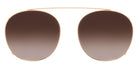 Andy Wolf® 4813 Clip ANW 4813 Clip 19 53 - Rosegold/Brown Sunglasses