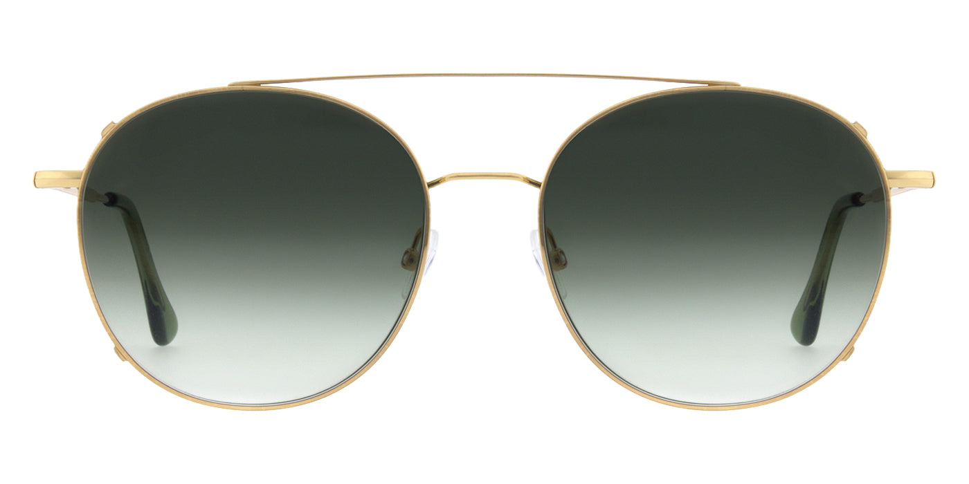 Andy Wolf® 4813 Clip ANW 4813 Clip 20 53 - Gold/Green Sunglasses