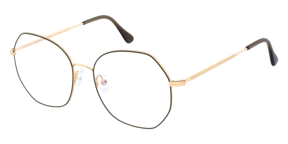 Andy Wolf® 4822 ANW 4822 06 52 - Green/Gold Eyeglasses