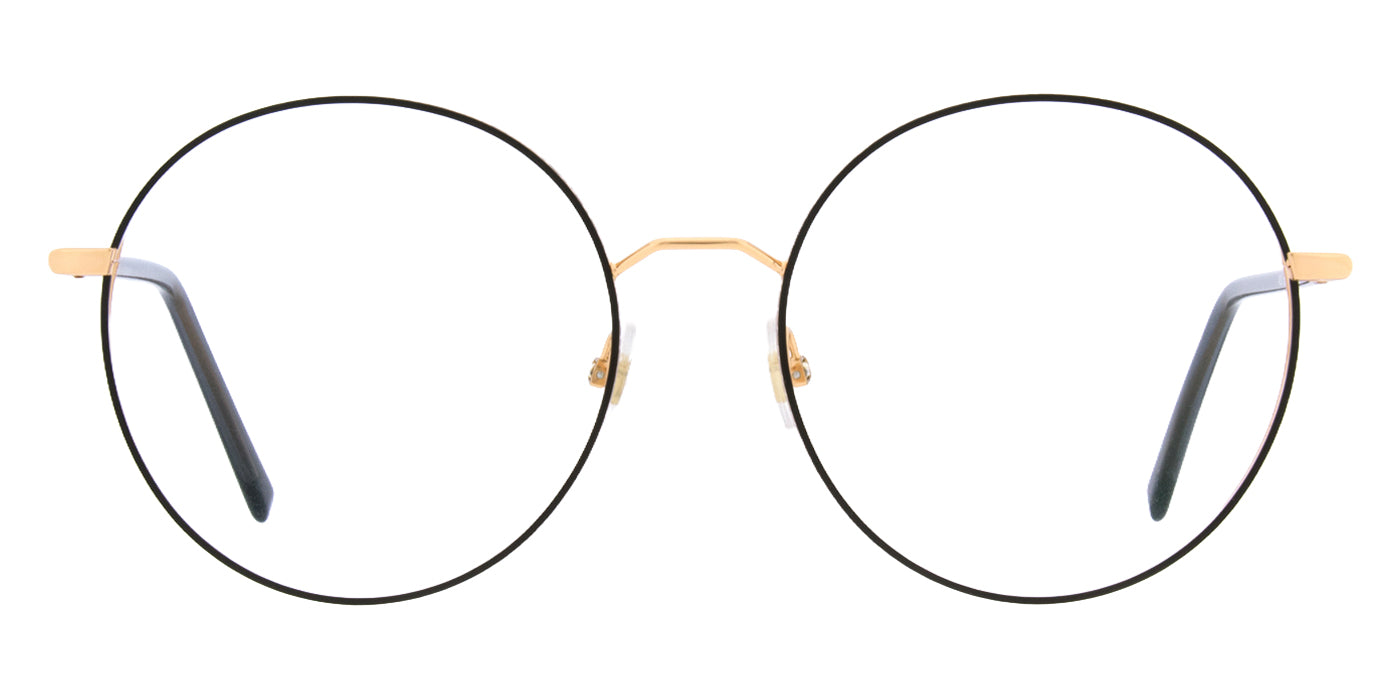 Andy Wolf® 4831 ANW 4831 02 56 - Rosegold/Black Eyeglasses